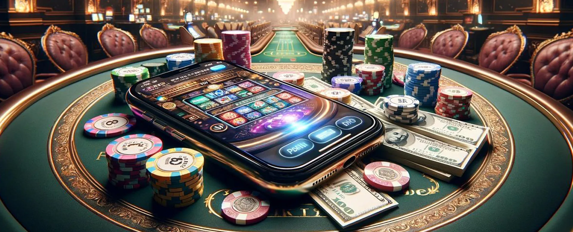 PHJL Live Baccarat Table with Dealer